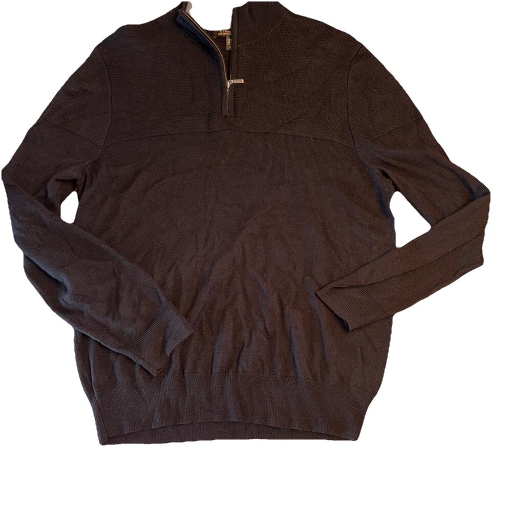 Ethan Pierce Men’s M 100% Extra Fine Merino Wool. Long Sleeve Sweater